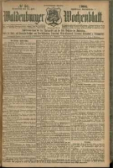 Waldenburger Wochenblatt, Jg. 52, 1906, nr 56
