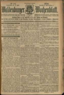 Waldenburger Wochenblatt, Jg. 52, 1906, nr 58