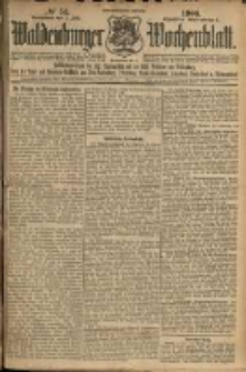 Waldenburger Wochenblatt, Jg. 52, 1906, nr 54