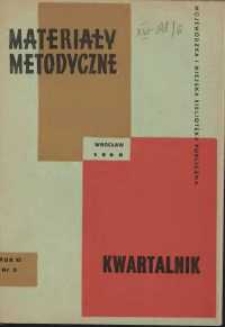 Materiały metodyczne : kwartalnik, R. XI, 1966, nr 3