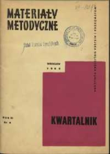 Materiały metodyczne : kwartalnik, R. XI, 1966, nr 4