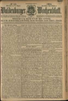 Waldenburger Wochenblatt, Jg. 52, 1906, nr 69