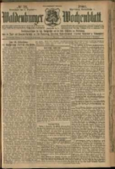 Waldenburger Wochenblatt, Jg. 52, 1906, nr 72