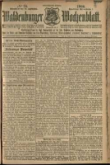 Waldenburger Wochenblatt, Jg. 52, 1906, nr 76
