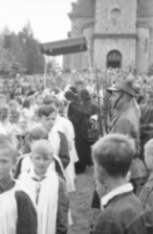 [Szklarska Poręba - procesja w święto Bożego Ciała - 1948] (fot. 1) [Dokument ikonograficzny]