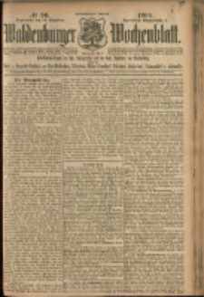 Waldenburger Wochenblatt, Jg. 52, 1906, nr 90