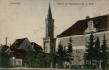 Löwenberg. Partie in der Promenade mit der ev. Kirche [Dokument ikonograficzny]