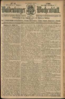 Waldenburger Wochenblatt, Jg. 52, 1906, nr 91