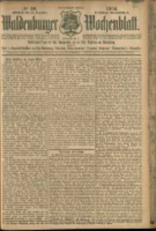 Waldenburger Wochenblatt, Jg. 52, 1906, nr 99