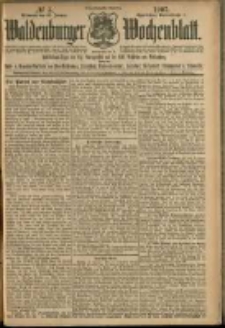 Waldenburger Wochenblatt, Jg. 53, 1907, nr 5