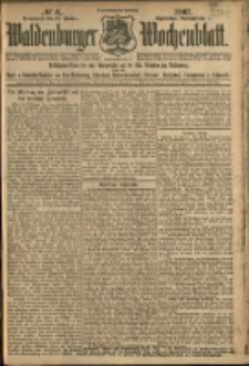 Waldenburger Wochenblatt, Jg. 53, 1907, nr 6