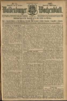 Waldenburger Wochenblatt, Jg. 53, 1907, nr 14