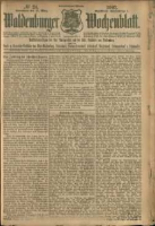 Waldenburger Wochenblatt, Jg. 53, 1907, nr 24