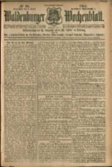 Waldenburger Wochenblatt, Jg. 53, 1907, nr 28