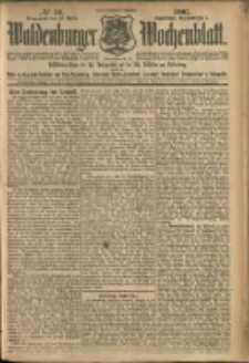 Waldenburger Wochenblatt, Jg. 53, 1907, nr 30