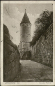 L&ouml;wenberg i. Schl. Laubaner Torturm [Dokument ikonograficzny]