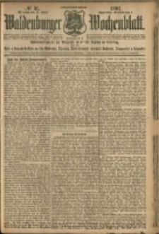 Waldenburger Wochenblatt, Jg. 53, 1907, nr 31