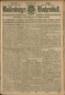 Waldenburger Wochenblatt, Jg. 53, 1907, nr 38