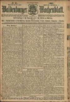 Waldenburger Wochenblatt, Jg. 53, 1907, nr 51