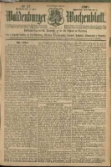 Waldenburger Wochenblatt, Jg. 53, 1907, nr 57