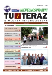 Niepełnosprawni Tu i Teraz : jeleniogórski biuletyn informacyjny niepełnosprawnych, 2009, nr 1 (30)