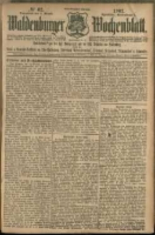 Waldenburger Wochenblatt, Jg. 53, 1907, nr 62