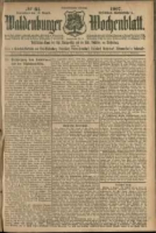 Waldenburger Wochenblatt, Jg. 53, 1907, nr 64
