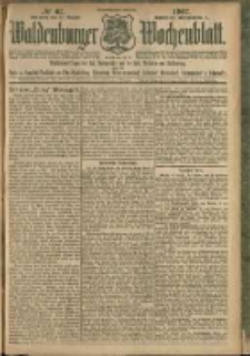 Waldenburger Wochenblatt, Jg. 53, 1907, nr 67
