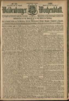 Waldenburger Wochenblatt, Jg. 53, 1907, nr 68