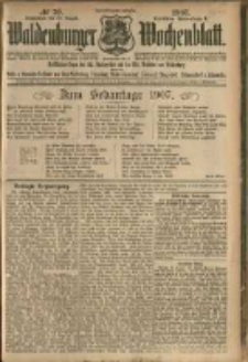 Waldenburger Wochenblatt, Jg. 53, 1907, nr 70