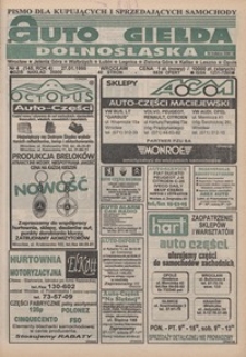 Auto Giełda Dolnośląska : pismo dla kupujących i sprzedających samochody, R. 4, 1995, nr 4 (145) [27.01]