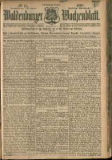 Waldenburger Wochenblatt, Jg. 53, 1907, nr 72