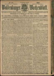 Waldenburger Wochenblatt, Jg. 53, 1907, nr 76