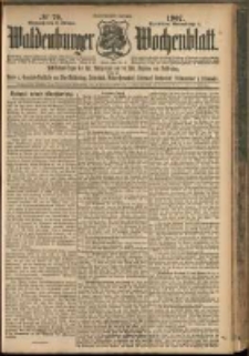 Waldenburger Wochenblatt, Jg. 53, 1907, nr 79