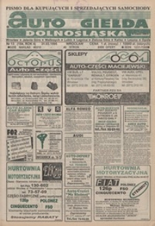 Auto Giełda Dolnośląska : pismo dla kupujących i sprzedających samochody, R. 4, 1995, nr 13 (154) [31.03]