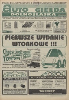 Auto Giełda Dolnośląska : pismo dla kupujących i sprzedających samochody, R. 4, 1995, nr 19 (160) [9.05]