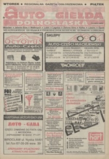 Auto Giełda Dolnośląska : pismo dla kupujących i sprzedających samochody, R. 4, 1995, nr 22 (163) [19.05]