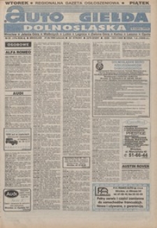 Auto Giełda Dolnośląska : pismo dla kupujących i sprzedających samochody, R. 4, 1995, nr 33 (174) [27.06]