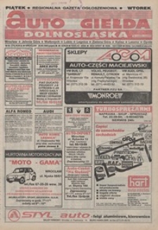 Auto Giełda Dolnośląska : pismo dla kupujących i sprzedających samochody, R. 4, 1995, nr 34 (175) [30.06]