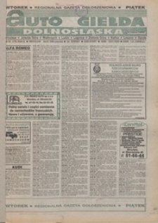 Auto Giełda Dolnośląska : pismo dla kupujących i sprzedających samochody, R. 4, 1995, nr 35 (176) [4.07]