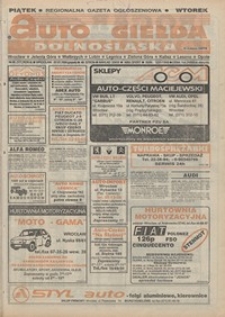 Auto Giełda Dolnośląska : pismo dla kupujących i sprzedających samochody, R. 4, 1995, nr 36 (177) [7.07]