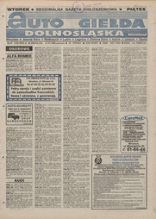 Auto Giełda Dolnośląska : pismo dla kupujących i sprzedających samochody, R. 4, 1995, nr 37 (178) [11.07]