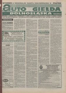 Auto Giełda Dolnośląska : pismo dla kupujących i sprzedających samochody, R. 4, 1995, nr 39 (180) [18.07]