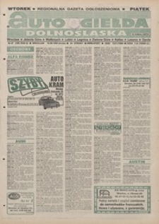 Auto Giełda Dolnośląska : pismo dla kupujących i sprzedających samochody, R. 4, 1995, nr 47 (188) [16.08]