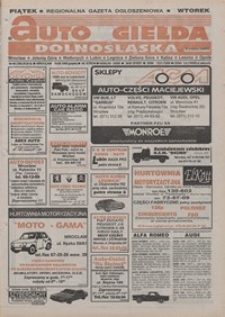 Auto Giełda Dolnośląska : pismo dla kupujących i sprzedających samochody, R. 4, 1995, nr 48 (189) [18.08]