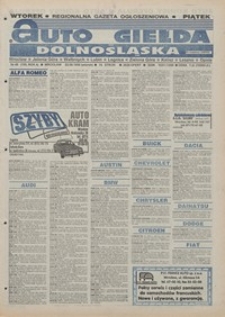 Auto Giełda Dolnośląska : pismo dla kupujących i sprzedających samochody, R. 4, 1995, nr 49 (190) [22.08]