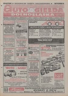 Auto Giełda Dolnośląska : pismo dla kupujących i sprzedających samochody, R. 4, 1995, nr 54 (195) [8.09]
