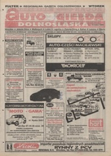 Auto Giełda Dolnośląska : pismo dla kupujących i sprzedających samochody, R. 4, 1995, nr 58 (199) [22.09]