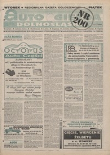 Auto Giełda Dolnośląska : pismo dla kupujących i sprzedających samochody, R. 4, 1995, nr 59 (200) [26.09]
