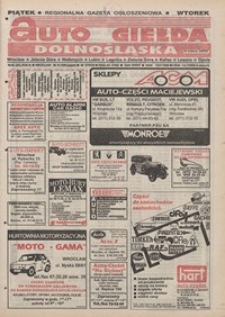 Auto Giełda Dolnośląska : pismo dla kupujących i sprzedających samochody, R. 4, 1995, nr 62 (203) [6.10]